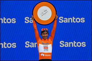 Jhonatan Narváez wins the Tour Down Under for UAE Team Emirates-XRG