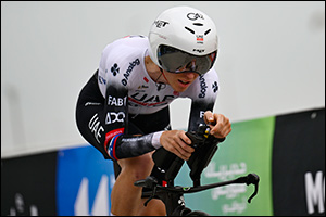 Third place for Tadej Pogačar in UAE Tour time trial