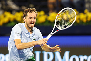 Top Seed Toppled in Thriller as Griekspoor Beats Medvedev to Reach Dubai Duty Free Tennis Championships Semi-Finals