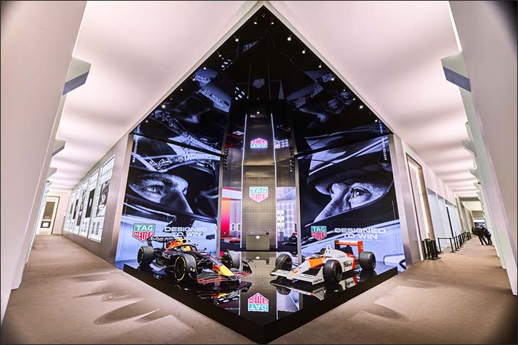 Tag heuer races into watches & wonders 2025