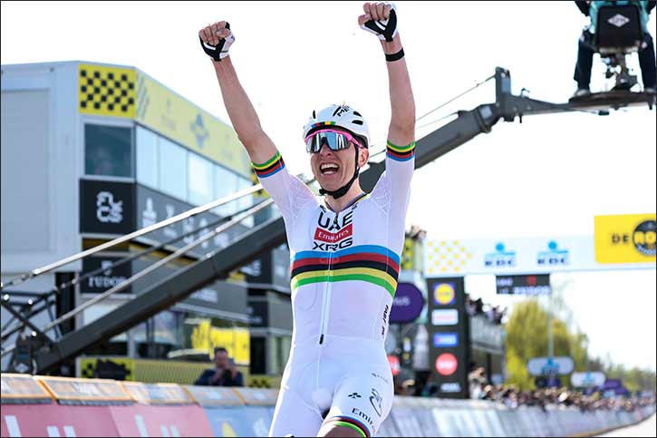 Immense display from Pogačar to win second Tour of Flanders title