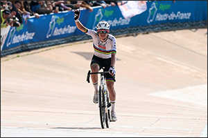 Pogačar second and Vermeersch fifth in Paris-Roubaix epic