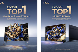 TCL Achieves Triple Top 1 Rankings in Global TV Shipments Across Key Categories