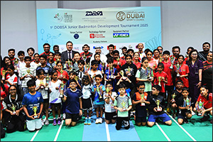 Al Nasr shines in Dubai Open Badminton Academies Tournament