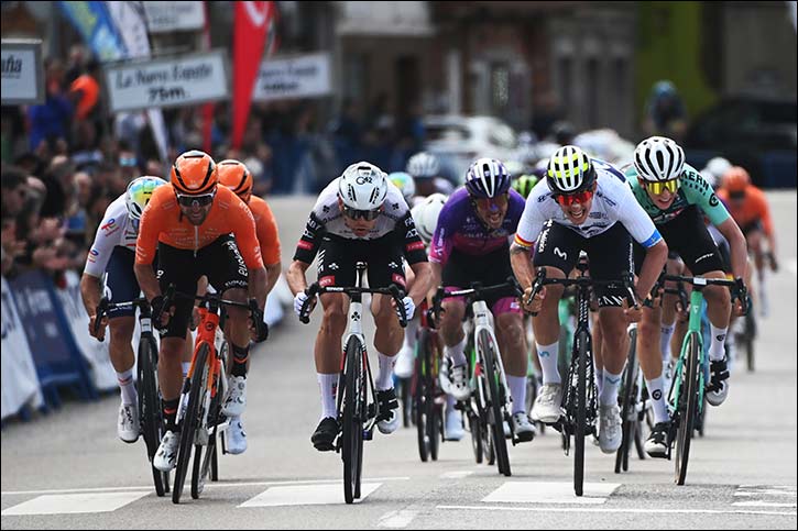 Alessandro Covi triumphs on stage 3 at Vuelta Asturias