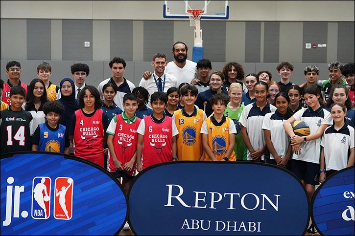 NBA Star Joakim Noah Brings Big-League Inspiration to Repton Abu Dhabi's rising Junior NBA players