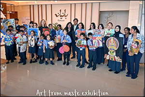 DoubleTree by Hilton Sharjah Waterfront Hotel & Residences Partners with GEMS Education to Host Inspiring ‘Art from Waste' Exhibition.