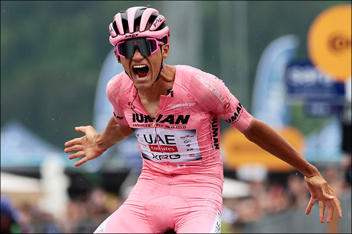 Isaac del Toro claims sensational stage 17 victory at the Giro d'Italia