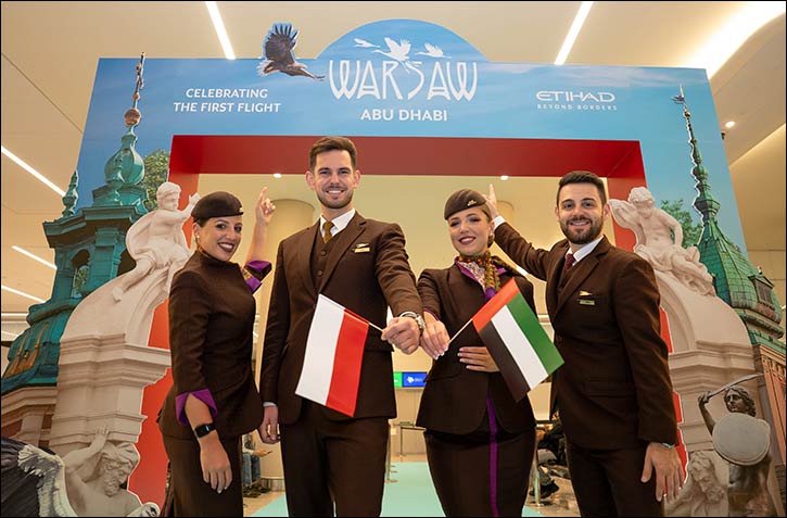 Etihad Celebrates First Flights to Prague and Warsaw, Expanding European Network