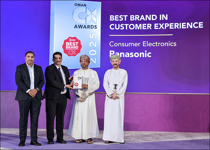 Panasonic awarded Best Brand in Customer Experience at Oman CX Forum 2025