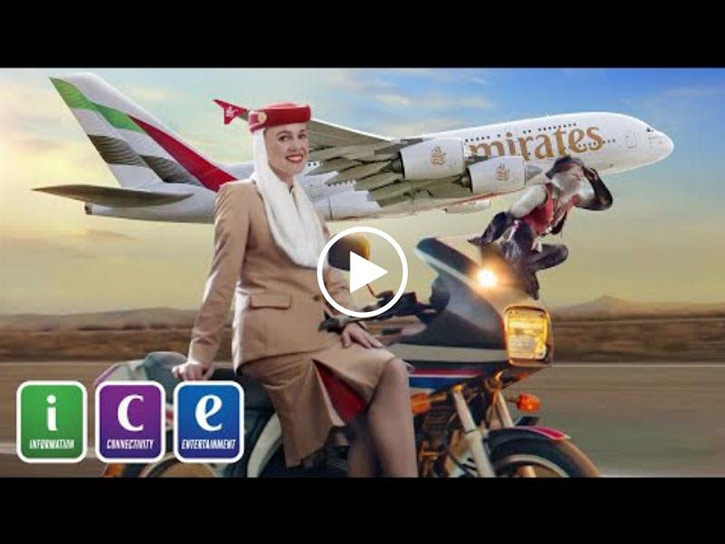 Size and Substance - Behind the scenes of the world's largest media library in the sky, Emirates ice