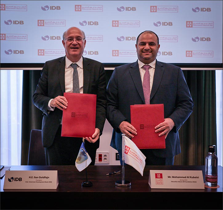 Education Above All Foundation and Inter- American  Development Bank Launch $100 Million Initiative to Expand Education and Youth Empowerment in Latin America and the Caribbean