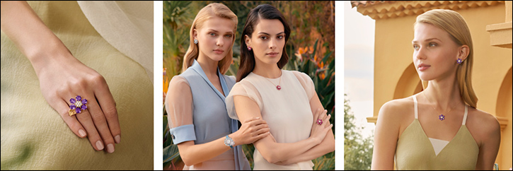 Van Cleef & Arpels Unveils Fleurs D'hawa�: An ODE To Color