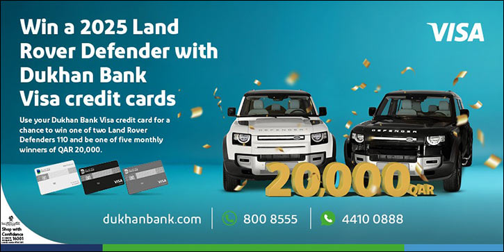 Dukhan Bank Announces First Set of Winners in Land Rover Credit Card Spending Campaign