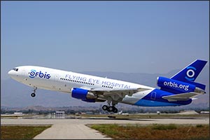 OMEGA and Orbis Celebrate Sight-Saving Partnership on Flying Eye Hospital in Dubai