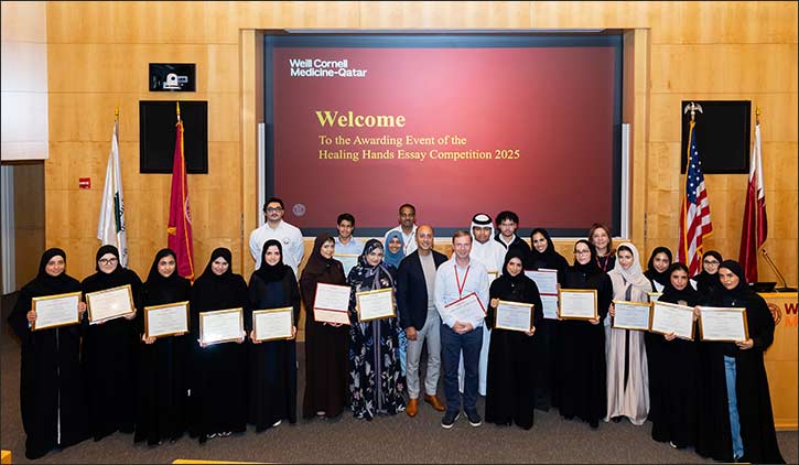 Four high school students win WCM-Q essay competition