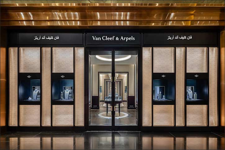 Van cleef & arpels reopens its boutique at the avenues, kuwait city
