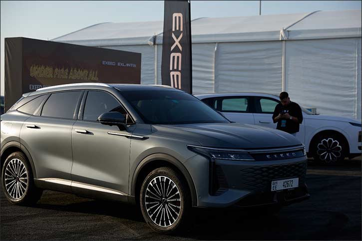 EXEED Redefines Battery Safety with First Live Fire Test in the Middle East