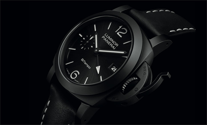 The Iconic Panerai Luminor Collection dares to explore a first-ever 40mm ceramic design