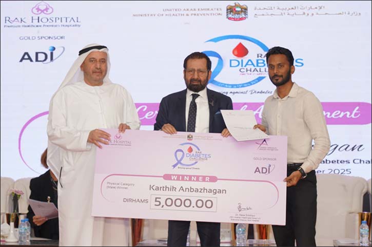 Indian Nationals Emerge Victorious in RAK Diabetes Challenge 2025 �A Journey of Transformation, Not Just Competition