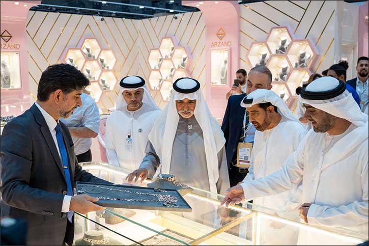 Nahyan bin Mubarak inaugurates 32nd Jewellery & Watch Show Abu Dhabi 2025