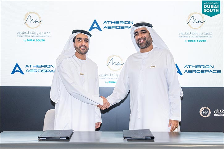 Mohammed Bin Rashid Aerospace Hub Signs Agreement With Atherion Aerospace To Establish A New Aerospace Manufacturing Facility At Dubai South