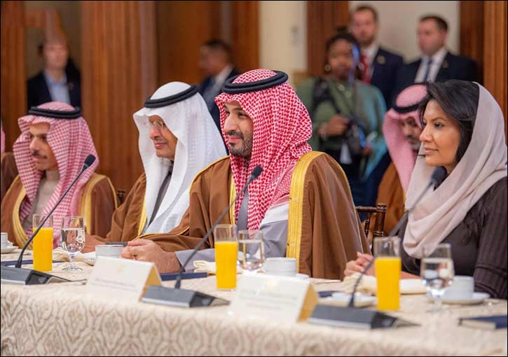 HRH the Crown Prince Holds Expanded Meetings with U.S. House Leadership at the U.S. Capitol in Washington