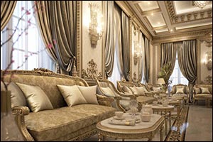 The New Era of Majlis Design: Blending European Crystal Heritage with Arabian Opulence.