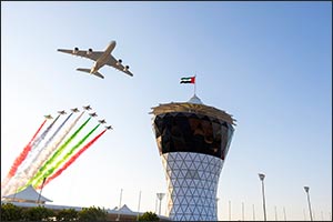 Etihad Airways' A380 Gives Spectacular Flying Start to the Formula 1� Etihad Airways Abu Dhabi Grand Prix