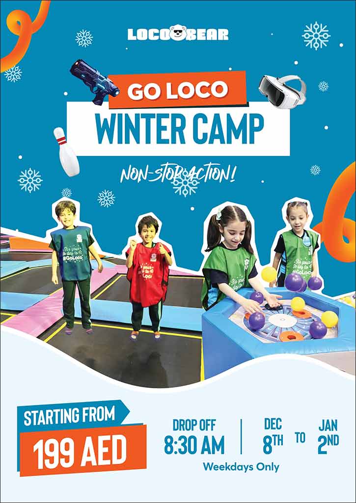 Loco Bear turns winter break into a wild indoor adventure  with its �GO LOCO Winter Camp'