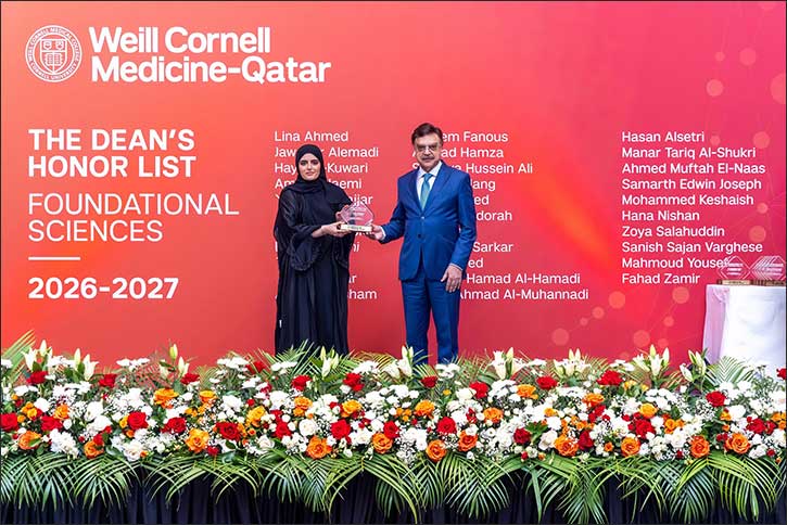 WCM-Q students honored at the inaugural Dean's Honor List ceremony for medical program