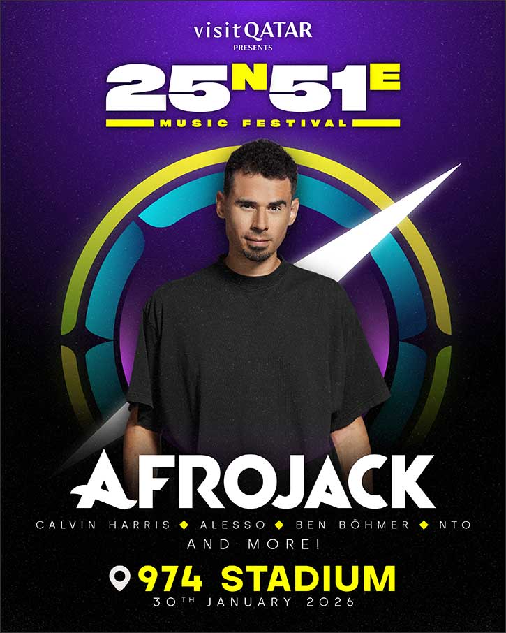 Visit Qatar announces the return of 25N51E Music Festival