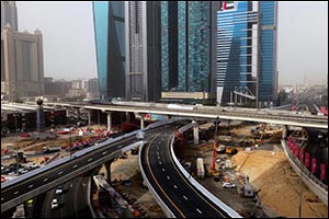 RTA Opens Two Bridges as Part of Trade Centre Roundabout Development