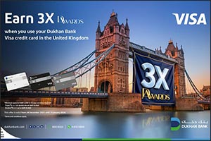 Dukhan Bank Launches UK Winter Spend Campaign for Visa Credit Cardholders