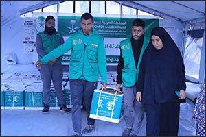 KSrelief Distributes Food Baskets to Families in Jabalia Camp in Northern Gaza