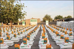 KSrelief Distributes 810 Food Baskets in Chad