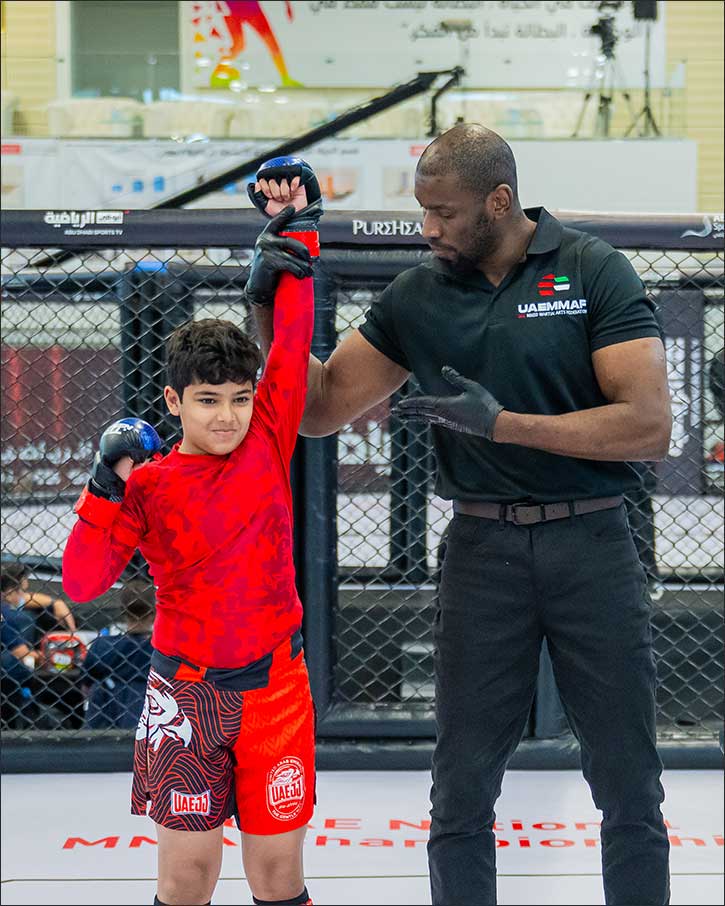 Strong competition on opening day of UAE National MMA Championship 6 in Al Ain