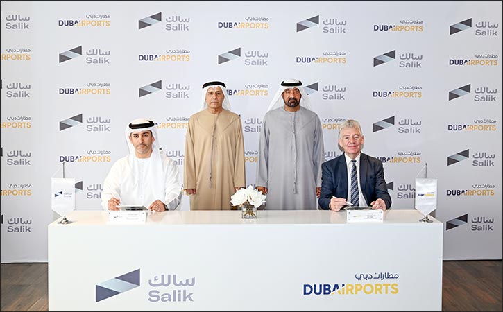 Ahmed bin Saeed and Mattar Al Tayer Witness Signing of 10-Year Agreement Between Dubai Airports and Salik to Enable Seamless E-Wallet Parking Payments at DXB