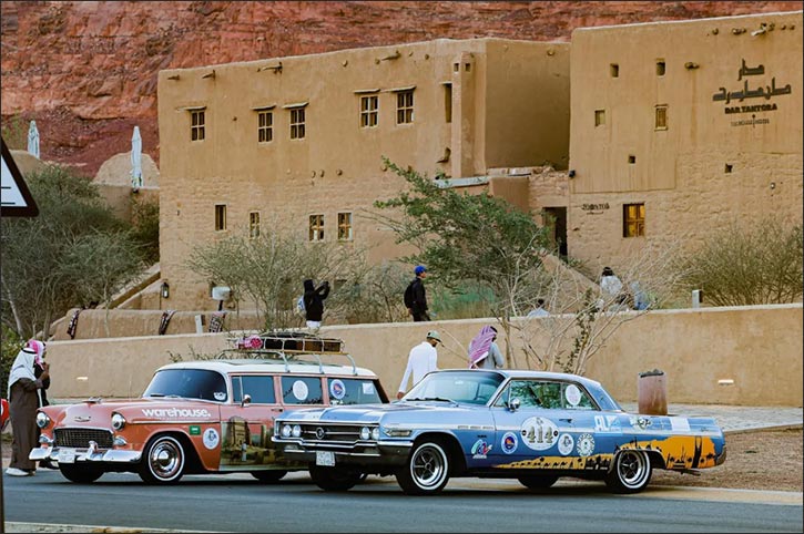 Fourth Tuwaiq Classic Car Rally Kicks off in AlUla