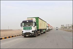 KSrelief Sends Relief Convoy to Yemen's Marib Governorate