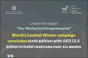 Under the slogan �Our Winter is Entrepreneurial� World's Coolest Winter campaign concludes sixth edition with AED 12.5 billion in hotel revenues over six weeks