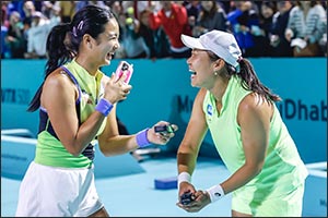 Mubadala abu dhabi open 2026 action heating up  with quarter finals on the horizon