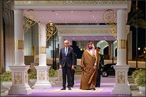 HRH the Crown Prince Receives German Chancellor in Riyadh, Holds Official Talks