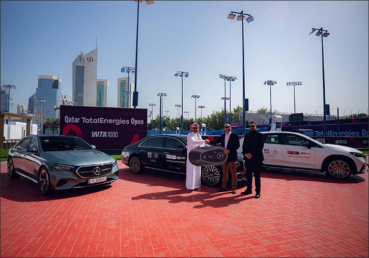 Nasser Bin Khaled Automobiles Champions Mercedes-Benz WTA Partnership as Official Transport Provider for the 2026 Qatar TotalEnergies Open