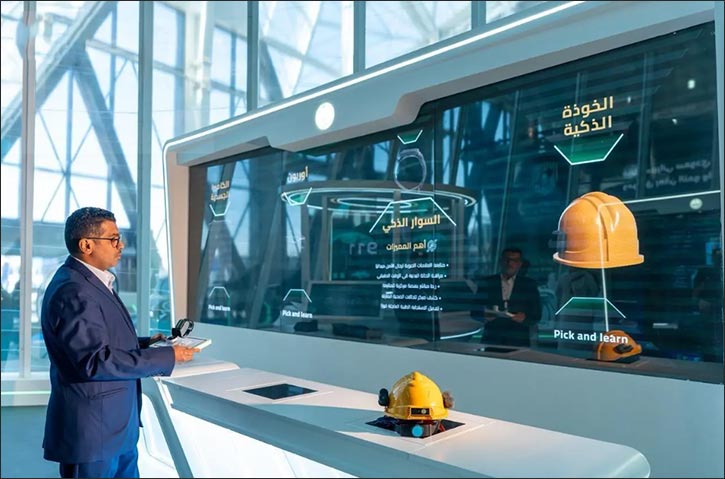 Civil Defense Showcases Smart Helmet at World Defense Show 2026