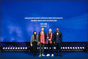 IDAM Received the �Best Restaurant in Qatar� Award at MENA's 50 BEST  Excellence Recognised
