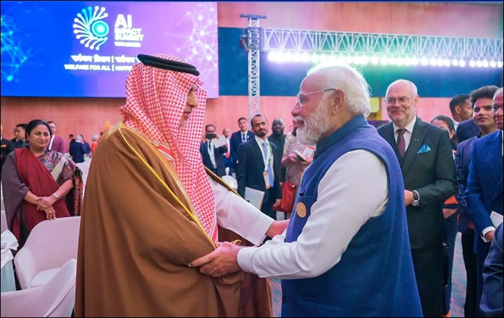 Indian Prime Minister, SDAIA President Discuss AI Cooperation