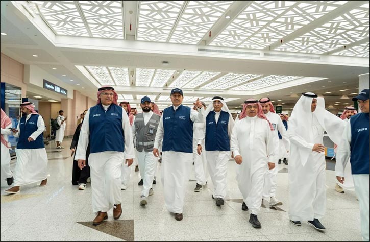 Transport Minister Inspects Travel Operations and Plans at King Abdulaziz International Airport in Jeddah