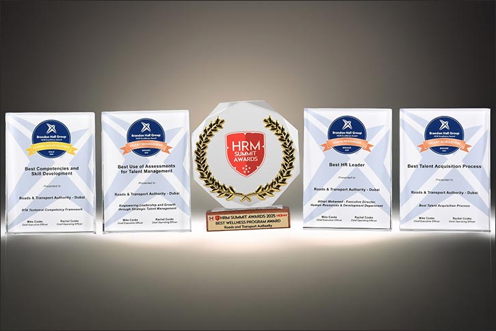 RTA Wins Five Regional and International Awards for Excellence in Human Capital Management