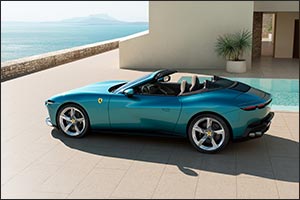 Ferrari today unveiled the Ferrari Amalfi Spider, a new 2+ spider from Maranello featuring a front-m ...